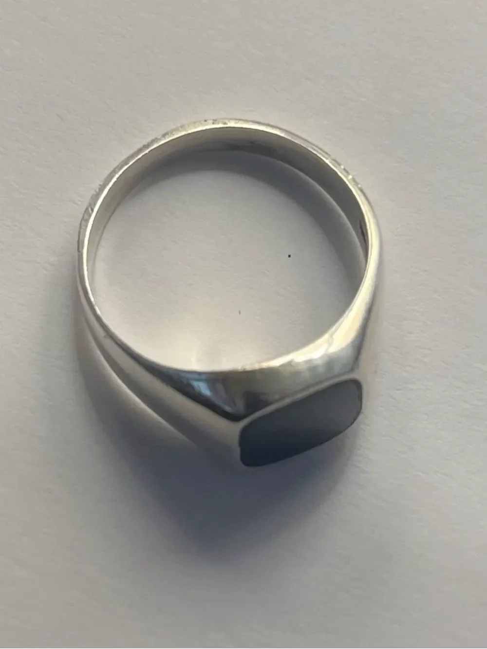 Size 7 - Sterling Silver Moonstone Ring - could for men or women.